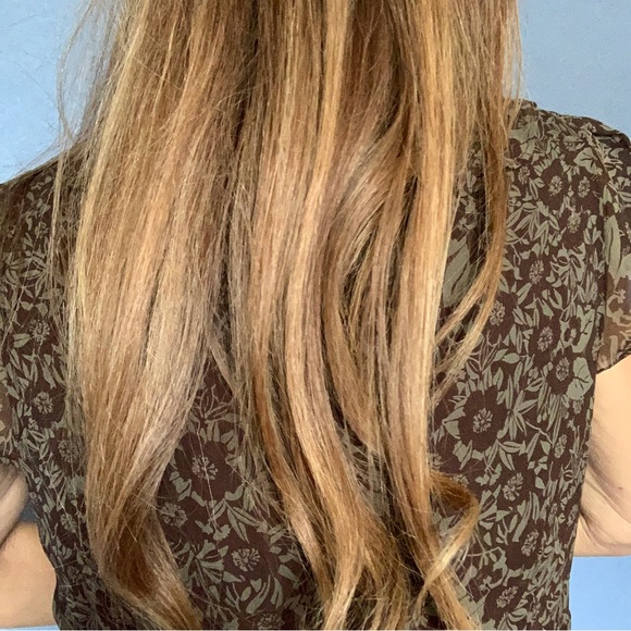 LK BENNETT dress size 6 US brown 100% silk calf length - Picture 4 of 14